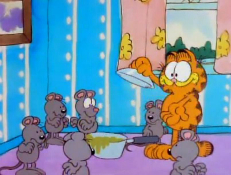 Garfield - Egérfelesleg mese sorozat